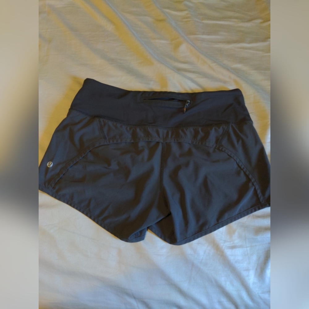 Black Lululemon workout shorts